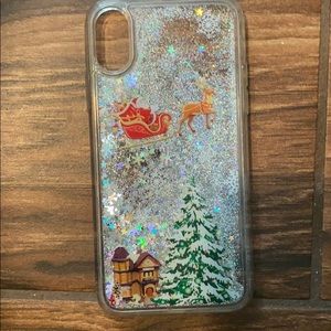 liquid christmas iphone x